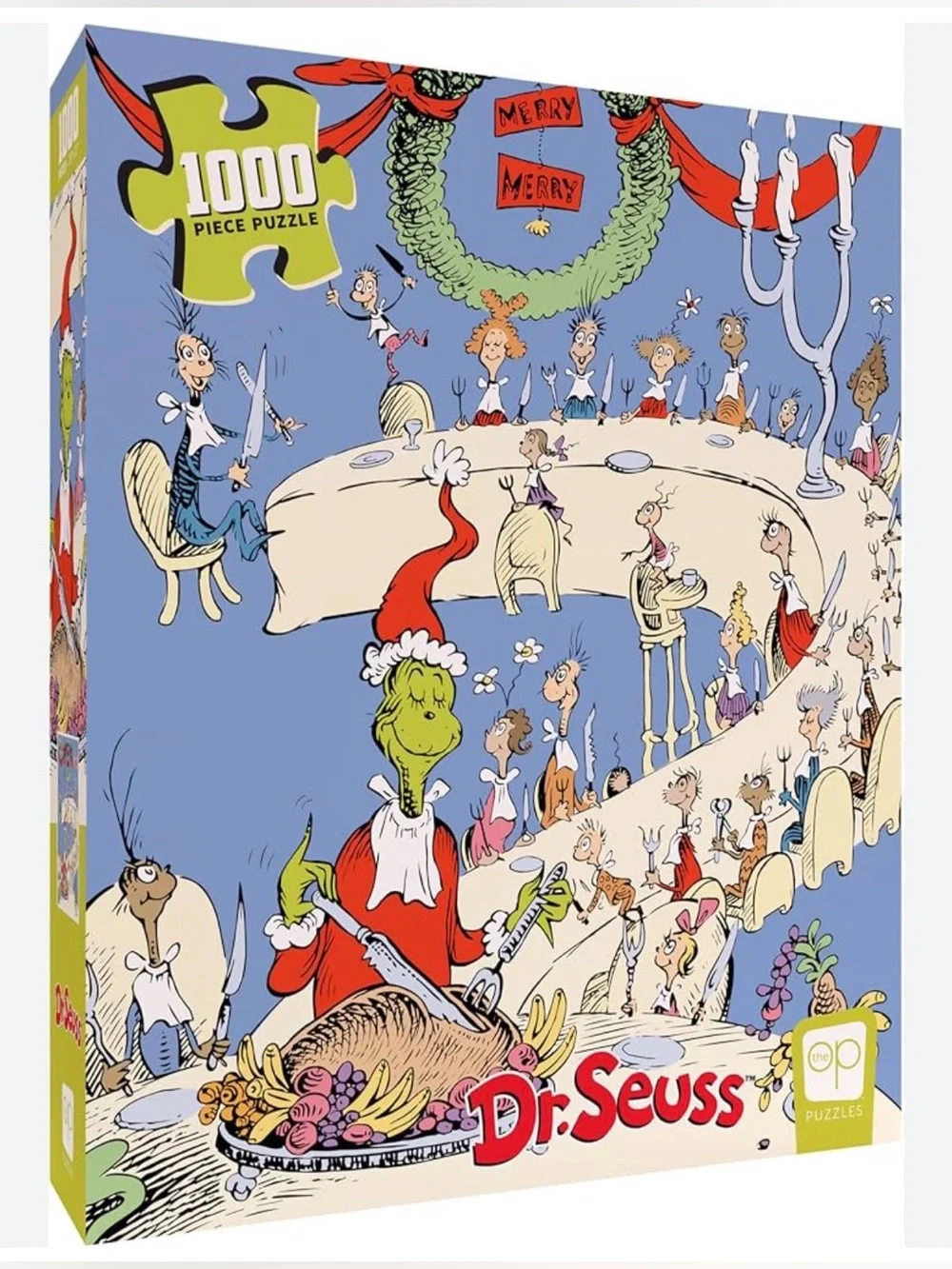Dr. Seuss The Grinch Feast 1000 Piece Jigsaw Puzzle – Brand New in Box